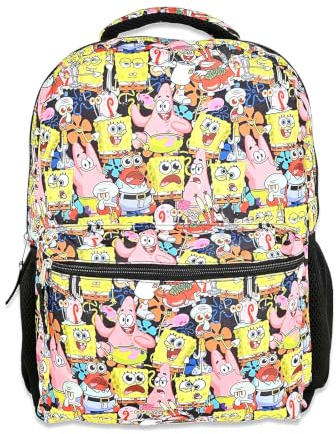 SpongeBob SquarePants Backpack | Officially Licensed Spongebob Bookbag for Boys, Girls, Kids, Adults