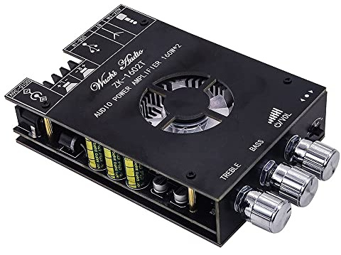 WANGCL 2 * 160W TDA7498E Leistungs-Subwoofer Stereo-Verstärker-Platine Bluetooth-kompatibel 2.0 K Klasse D Heimkino Audio-Verstärker