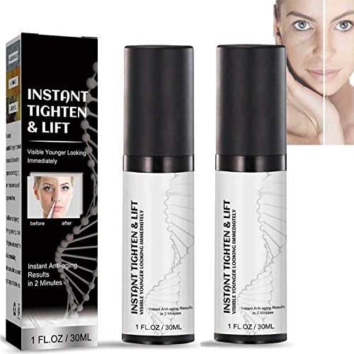 Sueros InstantáNeos Para Estiramiento Facial,SéRum Reafirmante Para El Cuello Los Ojos,Tensor Facial,Sueros Faciales Rellenadores,Reduce Los Poros,Bombea LíNeas Finas,Reduce El Aceite Skincare