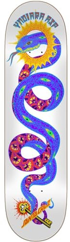 Santa Cruz VX Skateboard Deck Asp Slither Weiß 21 cm