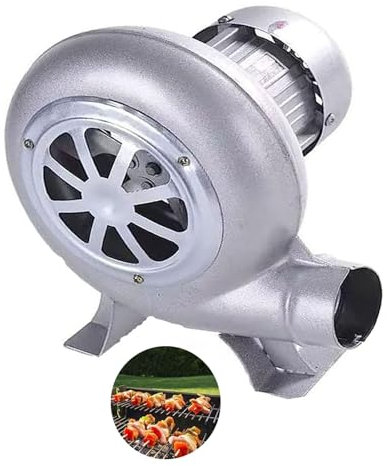 WYRMB Zentrifugal-Grillgebläse – kompaktes und energieeffizientes kommerzielles Luftgebläse, elektrisches Schmiedegebläse, tragbares Feuergebläse, robuster Grill-Feuerstarter, Flammenerreger (80 W)