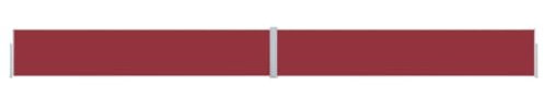AJSEOYBS Parasole,Ombrelloni da spiaggia,mbrellone da giardino，Tenda Laterale Retrattile per Patio 170x1200 cm Rossa Per balconi, giardini, terrazze, relax all'aria aperta