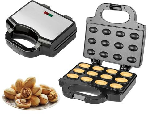 Macchina per biscotti assortiti, macchina per cuocere le noci | Macchina elettrica per biscotti alle noci - Strumento di cottura con controllo automatico della temperatura per cena, fast food, colazio