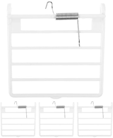 Toddmomy Porta a Molla per Gabbia Uccelli Accessorio di Sostituzione in Plastica 2 Pezzi per Sportello Gabbia Uccelli Piccioni E Pappagalli Facile Installazione E Sicurezza