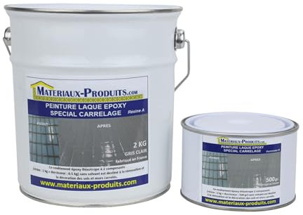 MATPRO Peinture Laque Epoxy Spécial Carrelage 5 Kg Transparent Cristal