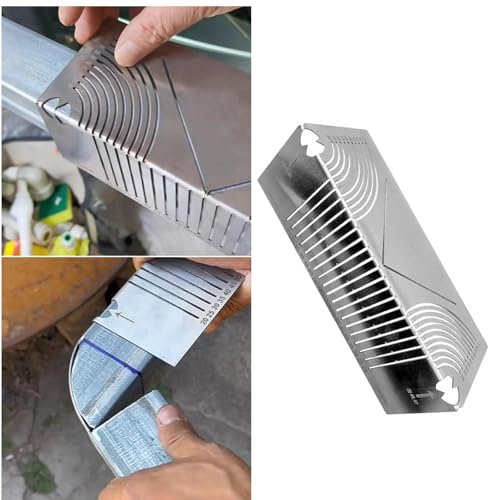 KKwercv Angle & Arc Marking Tool, 2025 New Adjustable Linear Arc Dual-Purpose Scriber, High-Precision Wood Scribing Tool, Parallel Line Drawing Tool For Metalworking, Engineering, Construction