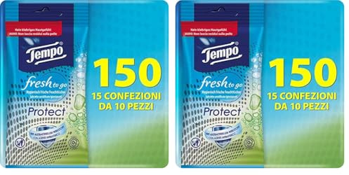 Tempo - Frisch zu gehen Schutz, Riesenpackung, 15 Stück (Packung mit 2)