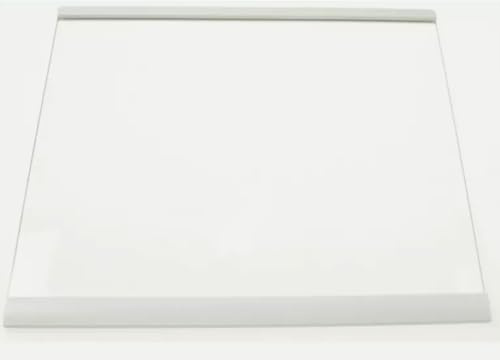 MyApplianceSpares Glass Shelf with Front & Rear White Trim Profiles 299 x 255 mm for Logik Fridge Freezer