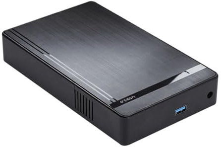 Knoruley HDD-Gehäuse 3,5 SATA Externes HDD-Gehäuse für 2,5 3,5 SSD-Disk EU-Stecker