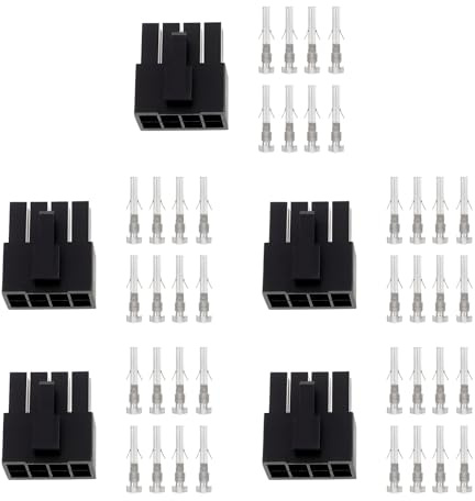 Create idea 5pcs 8 Pin Female Computer ATX EPS Power Connector Plug 12V for ATX Motherboards Graphics Card Power Supply Modules