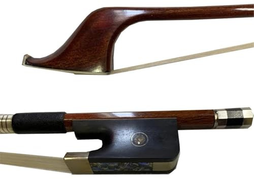 Performance Violin Bow 1 Pc French Style Hybrid Carbon Fiber 3/4 Double Bass Bow White Horse Hair
