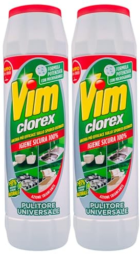 Pulitore Universale CLOREX, Igiene Sicura 100%, Azione Sbiancante. Ideale Per Rimuovere Lo Sporco Ostinato 750ml (2 Unità)