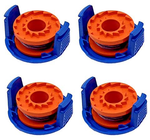 Puupaa Spool & Line Spool Cover Kit For MacAllister MGTP18Li for Garden Grass Lawn Strimmer Trimmer 2.5m Length-4 PCS