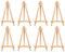 AMFUN Lot de 8 Chevalet en Bois Mini présentoir, Chevalet en Bois SET, Petit Chevalet de Portable Pliable pour Albums Photo, Menu de Mariage, L'artisanat Fêtes D'anniversaire (15 x 8 cm)