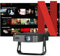Netflix Ufficiale Mini Proiettore Portatile 4K con Auto Focus/Keystone, VOPLLS Smart Proiettore 25000L 1080P Full HD WiFi6 Bluetooth Ruotabile a 360° Video Projector per Smartphone/PC/Esterno