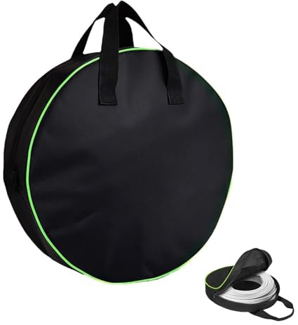 SHUOHONG Porta Cavi Organizer, 40 x 13 cm, Borsa per Cavi di EV, Impermeabile Borsa Porta Cavi Portatile per Cavo di Ricarica Auto Elettrica, Rotonda Astuccio Porta Cavi per Tutti i Cavo di Prolung