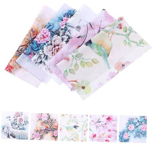 VERDANVERSE Lot de 10 Chiffons Microfibre en Polyester pour Lunettes et Bijoux, Petits Carrés Souples pour Nettoyer Montres et Verres en Magasin D'optique