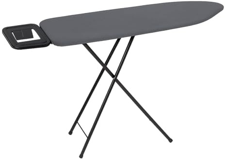 Acomoda Textil - Tabla de Planchar con Funda 100% Algodón 131X31 cm Plegable,Resistente y Ergonómica. Soporte para Planchar Altura Ajustable y Antideslizante de Fácil Almacenaje