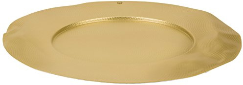 Alessi LC02 BR Sitges Platzteller - Messing mit Reliefdekor.