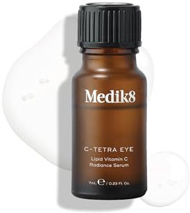 Medik8 C-Tetra Eye Serum - Lipid 14% Vitamin C Radiance Serum - For Visibly Brighter, Smoother & Energised Eyes - 7ml