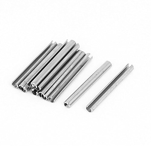 Aexit 10Stk. Stifte M3x30mm 304 Edelstahl Hohlsplinte Spannhülsen Holzstifte Spannstifte Befestiger
