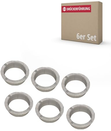 JUVA Guide de béquille 18 mm Bague de palier de béquille blanche pour poignées de porte & paires de béquilles - SM10003 | Palier en plastique pour béquilles de porte | MADE IN GERMANY
