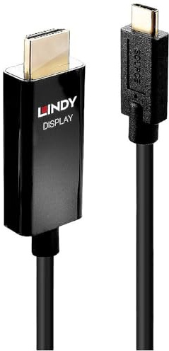 LINDY Cavo adattatore da USB tipo C a HDMI 4K60 con HDR, 2 m