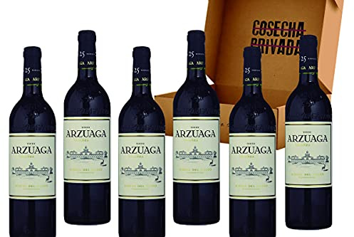 Arzuaga Crianza - Envío Gratis 24 H - Vino Tinto Ribera del Duero - Caja de 6 Botellas - Seleccionado y enviado por Cosecha Privada