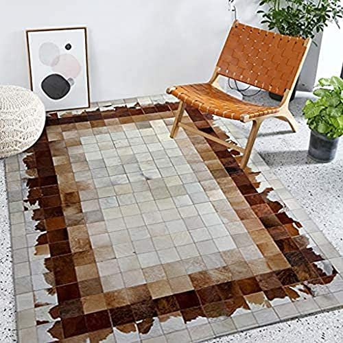 Vip-leather NEU KUHFELL Patchwork Teppich Cod MYC22000 (180 x 240 cm)