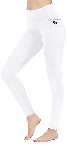 LaiEr Damen Leggings High Waist Yoga Hosen Leggings mit Taschen Workout Laufen Leggings Workout Tights