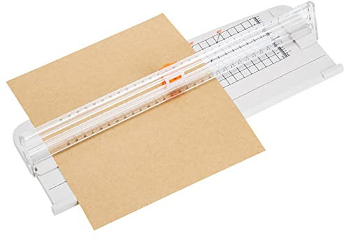 YyDDs A4-Papierschneider Manueller Präzisions-Papierschneider Smart Cut für Fotopapier, Folie, Kunstdruckpapierstau, Büropapier, dünne Kunststoff-Weichpappe, Schneidetisch
