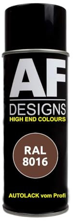 RAL8016 MAHAGONIBRAUN Spraydose matt Lackspray Sprühdose DIY Autolack