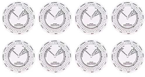 NCONCO Pregnancy Wheel, 8Pcs Pregnant Due Date Calculator, Birth Date Finder Wheel Designed for Doctors, Midwives, Nurses, Pregnant Patients, Fertility Predictor and Tracker