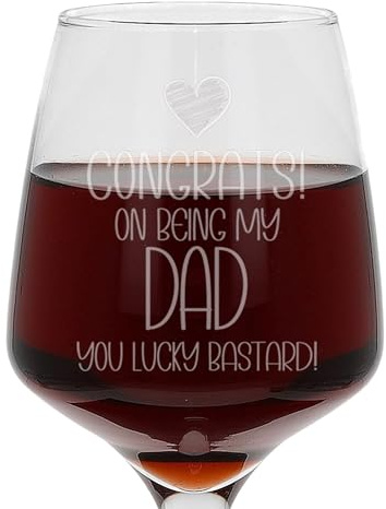 Always Looking Good Engraved Wine Glass - 400ml, Dad Gift, Personalised, Funny Present, Reusable, Dishwasher Safe