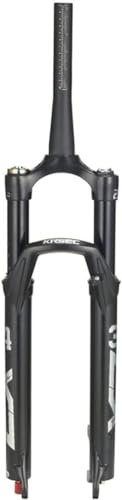 JvFbjLF MTB Luftgabel 26 27,5 29 Mountainer Fahrrad Federgabel Zugstufe Einstellen Reise 100mm Fahrrad Vordergabel(Tapered Manual,26inch)