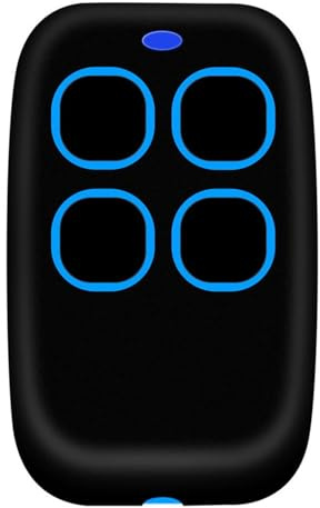 Okaywork Mando garaje universal Telecomando Universali 4 in 1, transmisor de mano,Mando cochera universal programable Rolling Code universale multifrequenza da 250-913 MHz compatible con 301