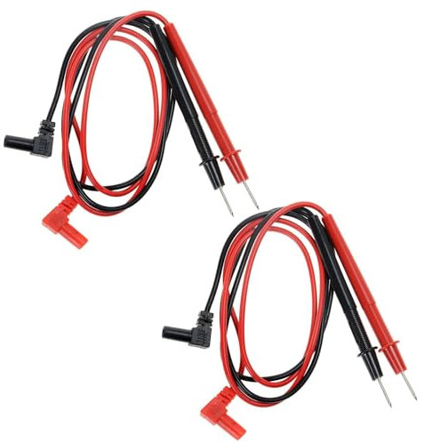 Leloco 2 Stück Messspitzen für Multimeter, 1000V / 20A /CAT Multimeter Kabel Prüfkabel Messleitung Zubehör, Testkabel Messspitzen für Multimeter