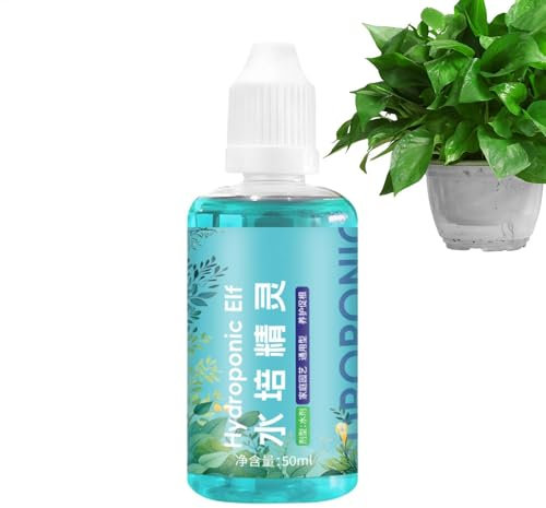 Hydroponic Nutrient Solution, Indoor Plant Fertilizer 50ml, Plant Food For Hydroponics Growing System And Potted Houseplants, Plant Fertilizer