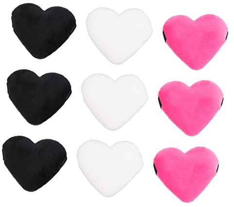 WRITWAA 9pezzi Piumino Cuscino per Cipria da Piumini per Fondotinta Piumini per Trucco Leggeri e Portatili Delicati Polvere per Trucco Quotidiano Regalo per Amici