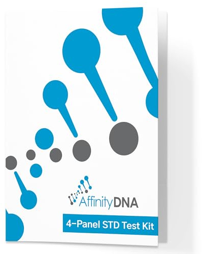 AffinityDNA Home STI Test | Detects 4 Common STDs | Chlamydia | Gonorrhea | Mgen (Mycoplasma Genitalium) | Trich (Trichomoniasis) | Swab Sample Collection Kit | Results in 9-12 Working Days