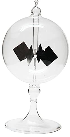 VANZACK Solarenergie Röntgenometer Windrad Schwarzes Synthetisches Material Reibungsarm Pädagogisch für Physikunterricht und Geschenk