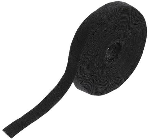 ROMISBABA Reusable Cable Organizer Strap Wide Self Adhesive Cord Keeper for Cable Management and Wire Tidying for Electronics Audio and Computer Cords