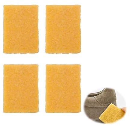 JYNXOR Klebereste Entferner,4 Stück Gummi-Reinigungsradierer, Radiergummi für Kleberückstände,Kleber Entferner,für Klebstoff und Rückständen von Papier,Kunststoff und Mehr