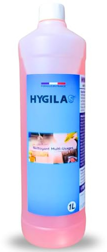 HYGILAS Limpiador Multiusos Profesional APC 1L Concentrado – Desengrasante Multi-Superficie para Hogar y Profesional – Limpia, Desodoriza – Compatible Inyección/Extracción y Tapicería