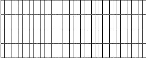Alberts 664169 Valla de doble varilla | revestimiento de plástico | negro mate | altura 80 cm