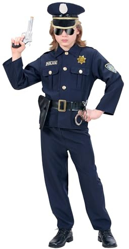 W WIDMANN MILANO Party Fashion - Kinderkostüm Polizist, Cop, Polizei Uniform, Faschingskostüme