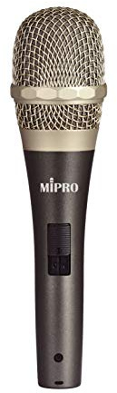Mipro mm-39 Supercardioid dinamico microfono per voce, specialmente per voce, palcoscenico, chiesa, matrimonio, Broadcast, studio, sala musica e Koraoke (color ferro grigio argento |)