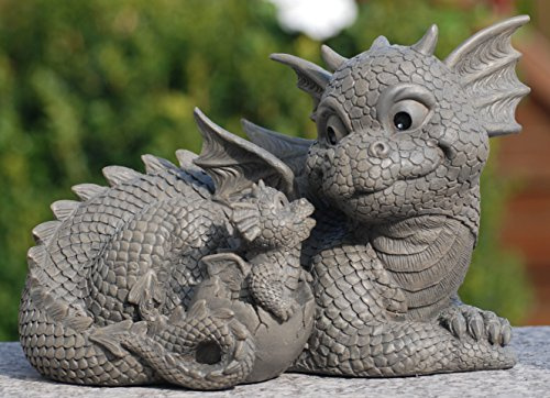 MystiCalls by Mayer Chess Gartendrache Mutter mit Kind! Garten! Figur! Drache! Liebe! Family!