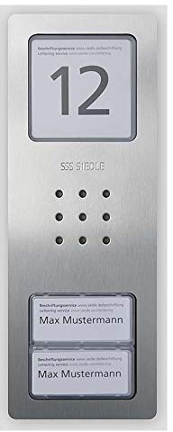 Siedle 210008734-00 Gegensprechanlage Edelstahl, Multicolor