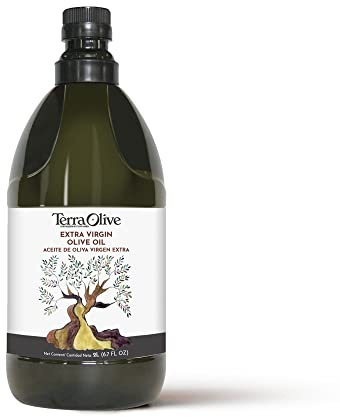 TERRAOLIVE Huile d'Olive Vierge Extra, 2 L PET | Variété d'olives. Corps doux. Idéale pour cuisiner. Origine Montes de Toledo, Espagne. Emballage en PET recyclé.